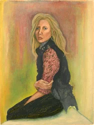 Outsider. Woman On A Ledge